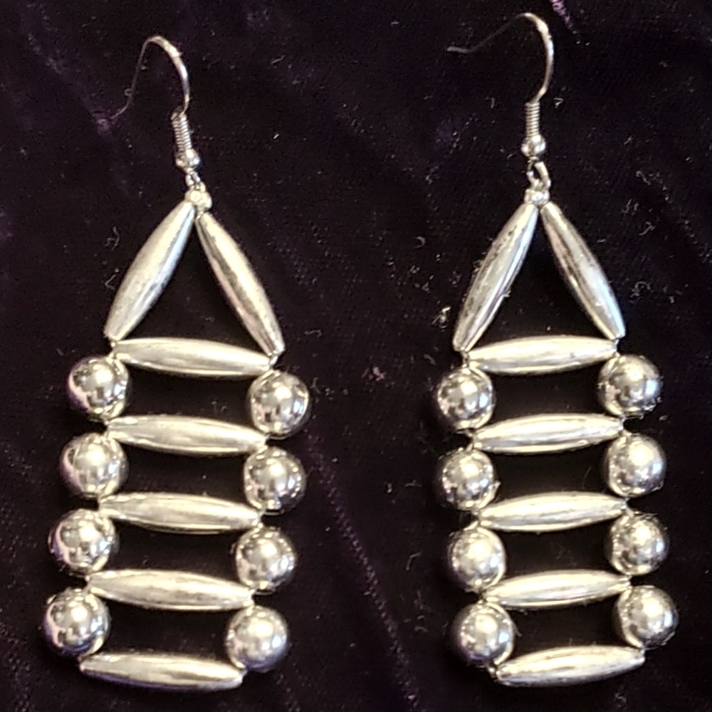 Retro Silverstone earrings